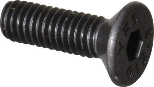 Value Collection - M3x0.50 Metric Coarse Hex Socket Drive, 90° Flat Screw - Grade 12.9 Alloy Steel, Black Oxide Finish, Fully Threaded, 10mm OAL - Eagle Tool & Supply