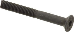Value Collection - M3x0.50 Metric Coarse Hex Socket Drive, 90° Flat Screw - Grade 12.9 Alloy Steel, Black Oxide Finish, Partially Threaded, 25mm OAL - Eagle Tool & Supply