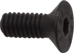 Value Collection - M4x0.70 Metric Coarse Hex Socket Drive, 90° Flat Screw - Grade 12.9 Alloy Steel, Black Oxide Finish, Fully Threaded, 10mm OAL - Eagle Tool & Supply