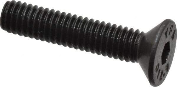Value Collection - M4x0.70 Metric Coarse Hex Socket Drive, 90° Flat Screw - Grade 12.9 Alloy Steel, Black Oxide Finish, Fully Threaded, 20mm OAL - Eagle Tool & Supply