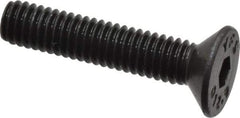 Value Collection - M4x0.70 Metric Coarse Hex Socket Drive, 90° Flat Screw - Grade 12.9 Alloy Steel, Black Oxide Finish, Fully Threaded, 20mm OAL - Eagle Tool & Supply