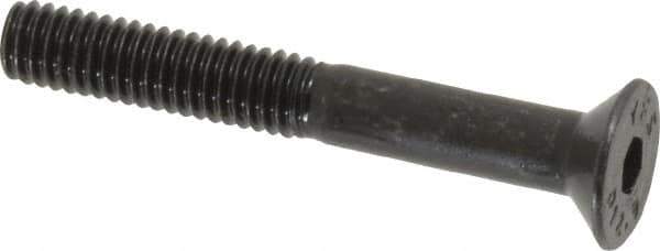 Value Collection - M4x0.70 Metric Coarse Hex Socket Drive, 90° Flat Screw - Grade 12.9 Alloy Steel, Black Oxide Finish, Partially Threaded, 30mm OAL - Eagle Tool & Supply