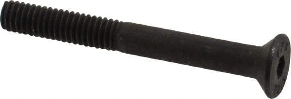 Value Collection - M4x0.70 Metric Coarse Hex Socket Drive, 90° Flat Screw - Grade 12.9 Alloy Steel, Black Oxide Finish, Partially Threaded, 35mm OAL - Eagle Tool & Supply