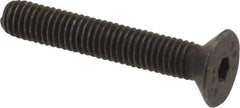 Value Collection - M5x0.80 Metric Coarse Hex Socket Drive, 90° Flat Screw - Grade 12.9 Alloy Steel, Black Oxide Finish, Fully Threaded, 30mm OAL - Eagle Tool & Supply