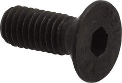 Value Collection - M6x1.00 Metric Coarse Hex Socket Drive, 90° Flat Screw - Grade 12.9 Alloy Steel, Black Oxide Finish, Fully Threaded, 16mm OAL - Eagle Tool & Supply