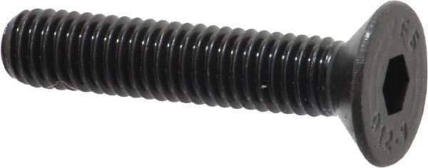 Value Collection - M6x1.00 Metric Coarse Hex Socket Drive, 90° Flat Screw - Grade 12.9 Alloy Steel, Black Oxide Finish, Fully Threaded, 30mm OAL - Eagle Tool & Supply