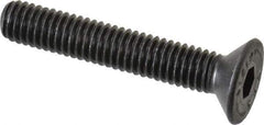 Value Collection - M6x1.00 Metric Coarse Hex Socket Drive, 90° Flat Screw - Grade 12.9 Alloy Steel, Black Oxide Finish, Fully Threaded, 35mm OAL - Eagle Tool & Supply