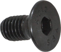 Value Collection - M8x1.25 Metric Coarse Hex Socket Drive, 90° Flat Screw - Grade 12.9 Alloy Steel, Black Oxide Finish, Fully Threaded, 16mm OAL - Eagle Tool & Supply