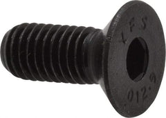 Value Collection - M8x1.25 Metric Coarse Hex Socket Drive, 90° Flat Screw - Grade 12.9 Alloy Steel, Black Oxide Finish, Fully Threaded, 20mm OAL - Eagle Tool & Supply
