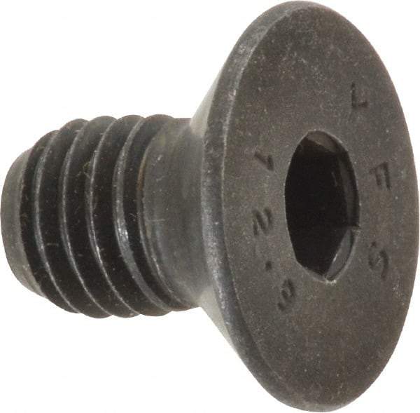 Value Collection - M10x1.50 Metric Coarse Hex Socket Drive, 90° Flat Screw - Grade 12.9 Alloy Steel, Black Oxide Finish, Fully Threaded, 16mm OAL - Eagle Tool & Supply