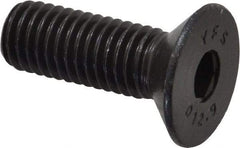 Value Collection - M10x1.50 Metric Coarse Hex Socket Drive, 90° Flat Screw - Grade 12.9 Alloy Steel, Black Oxide Finish, Fully Threaded, 30mm OAL - Eagle Tool & Supply