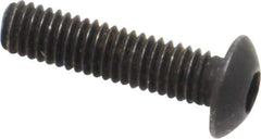 Value Collection - M3x0.50 Metric Coarse Hex Socket Drive, Button Screw - Grade 12.9 Alloy Steel, Black Oxide Finish, Fully Threaded, 12mm Length Under Head - Eagle Tool & Supply