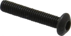 Value Collection - M3x0.50 Metric Coarse Hex Socket Drive, Button Screw - Grade 12.9 Alloy Steel, Black Oxide Finish, Fully Threaded, 16mm Length Under Head - Eagle Tool & Supply