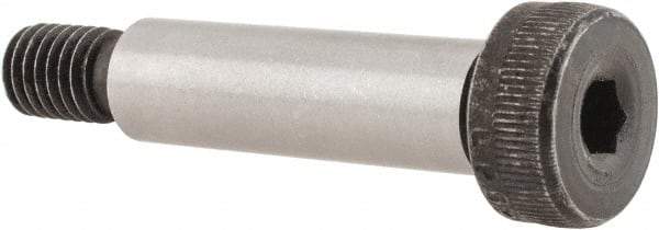 Value Collection - 10mm Shoulder Diam x 35mm Shoulder Length, M8x1.25 Metric Coarse, Hex Socket Shoulder Screw - 8 Alloy Steel - Eagle Tool & Supply