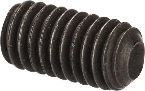 Value Collection - M3x0.50 Metric Coarse, 6mm OAL, Cup Point Set Screw - Grade 14.9 (45H) Alloy Steel, 1.5mm Key - Eagle Tool & Supply
