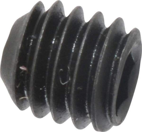 Value Collection - M4x0.70 Metric Coarse, 4mm OAL, Cup Point Set Screw - Grade 14.9 (45H) Alloy Steel, 2mm Key - Eagle Tool & Supply