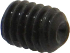 Value Collection - M4x0.70 Metric Coarse, 5mm OAL, Cup Point Set Screw - Grade 14.9 (45H) Alloy Steel, 2mm Key - Eagle Tool & Supply