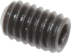 Value Collection - M4x0.70 Metric Coarse, 6mm OAL, Cup Point Set Screw - Grade 14.9 (45H) Alloy Steel, 2mm Key - Eagle Tool & Supply