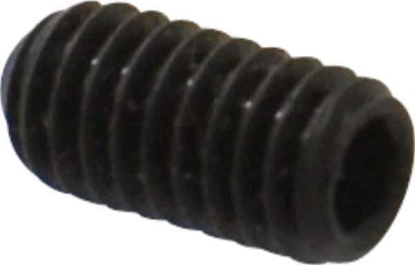 Value Collection - M4x0.70 Metric Coarse, 8mm OAL, Cup Point Set Screw - Grade 14.9 (45H) Alloy Steel, 2mm Key - Eagle Tool & Supply