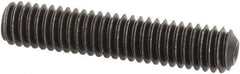 Value Collection - M4x0.70 Metric Coarse, 20mm OAL, Cup Point Set Screw - Grade 14.9 (45H) Alloy Steel, 2mm Key - Eagle Tool & Supply