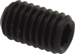 Value Collection - M5x0.80 Metric Coarse, 8mm OAL, Cup Point Set Screw - Grade 14.9 (45H) Alloy Steel, 2.5mm Key - Eagle Tool & Supply