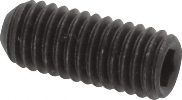 Value Collection - M5x0.80 Metric Coarse, 12mm OAL, Cup Point Set Screw - Grade 14.9 (45H) Alloy Steel, 2.5mm Key - Eagle Tool & Supply