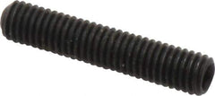 Value Collection - M5x0.80 Metric Coarse, 25mm OAL, Cup Point Set Screw - Grade 14.9 (45H) Alloy Steel, 2.5mm Key - Eagle Tool & Supply