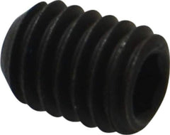 Value Collection - M6x1.00 Metric Coarse, 8mm OAL, Cup Point Set Screw - Grade 14.9 (45H) Alloy Steel, 3mm Key - Eagle Tool & Supply