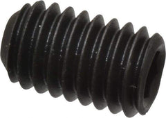 Value Collection - M6x1.00 Metric Coarse, 10mm OAL, Cup Point Set Screw - Grade 14.9 (45H) Alloy Steel, 3mm Key - Eagle Tool & Supply