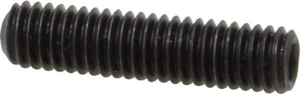 Value Collection - M6x1.00 Metric Coarse, 25mm OAL, Cup Point Set Screw - Grade 14.9 (45H) Alloy Steel, 3mm Key - Eagle Tool & Supply