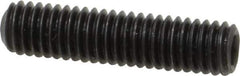 Value Collection - M6x1.00 Metric Coarse, 25mm OAL, Cup Point Set Screw - Grade 14.9 (45H) Alloy Steel, 3mm Key - Eagle Tool & Supply