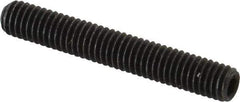 Value Collection - M6x1.00 Metric Coarse, 40mm OAL, Cup Point Set Screw - Grade 14.9 (45H) Alloy Steel, 3mm Key - Eagle Tool & Supply