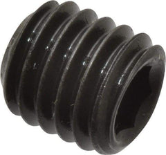 Value Collection - M8x1.25 Metric Coarse, 8mm OAL, Cup Point Set Screw - Grade 14.9 (45H) Alloy Steel, 4mm Key - Eagle Tool & Supply