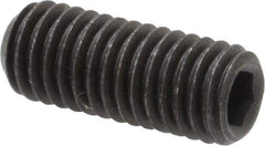 Value Collection - M8x1.25 Metric Coarse, 20mm OAL, Cup Point Set Screw - Grade 14.9 (45H) Alloy Steel, 4mm Key - Eagle Tool & Supply