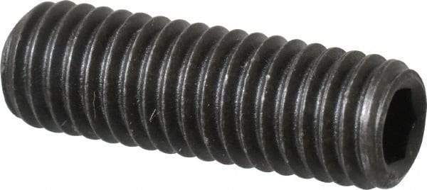 Value Collection - M8x1.25 Metric Coarse, 25mm OAL, Cup Point Set Screw - Grade 14.9 (45H) Alloy Steel, 4mm Key - Eagle Tool & Supply