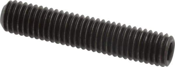 Value Collection - M8x1.25 Metric Coarse, 40mm OAL, Cup Point Set Screw - Grade 14.9 (45H) Alloy Steel, 4mm Key - Eagle Tool & Supply