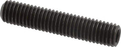 Value Collection - M8x1.25 Metric Coarse, 40mm OAL, Cup Point Set Screw - Grade 14.9 (45H) Alloy Steel, 4mm Key - Eagle Tool & Supply