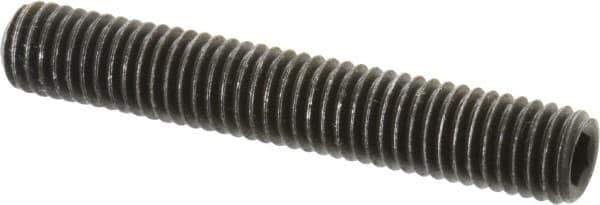Value Collection - M8x1.25 Metric Coarse, 50mm OAL, Cup Point Set Screw - Grade 14.9 (45H) Alloy Steel, 4mm Key - Eagle Tool & Supply
