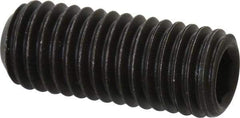 Value Collection - M10x1.50 Metric Coarse, 25mm OAL, Cup Point Set Screw - Grade 14.9 (45H) Alloy Steel, 5mm Key - Eagle Tool & Supply