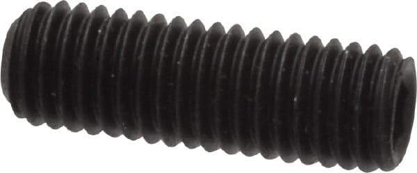 Value Collection - M10x1.50 Metric Coarse, 30mm OAL, Cup Point Set Screw - Grade 14.9 (45H) Alloy Steel, 5mm Key - Eagle Tool & Supply