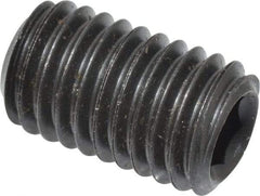 Value Collection - M12x1.75 Metric Coarse, 20mm OAL, Cup Point Set Screw - Grade 14.9 (45H) Alloy Steel, 6mm Key - Eagle Tool & Supply