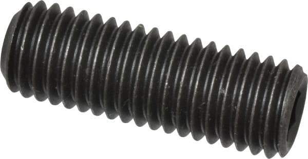Value Collection - M12x1.75 Metric Coarse, 35mm OAL, Cup Point Set Screw - Grade 14.9 (45H) Alloy Steel, 6mm Key - Eagle Tool & Supply