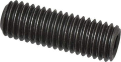 Value Collection - M12x1.75 Metric Coarse, 35mm OAL, Cup Point Set Screw - Grade 14.9 (45H) Alloy Steel, 6mm Key - Eagle Tool & Supply