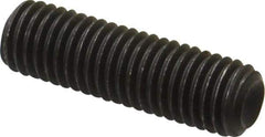 Value Collection - M12x1.75 Metric Coarse, 40mm OAL, Cup Point Set Screw - Grade 14.9 (45H) Alloy Steel, 6mm Key - Eagle Tool & Supply