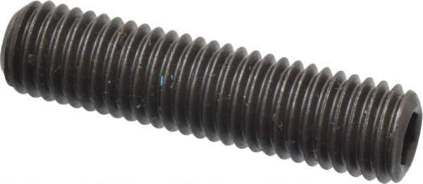 Value Collection - M12x1.75 Metric Coarse, 50mm OAL, Cup Point Set Screw - Grade 14.9 (45H) Alloy Steel, 6mm Key - Eagle Tool & Supply