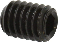 Value Collection - M3x0.50, 4mm OAL, Flat Point Set Screw - Grade 14.9 (45H) Alloy Steel, 1.5mm Key - Eagle Tool & Supply