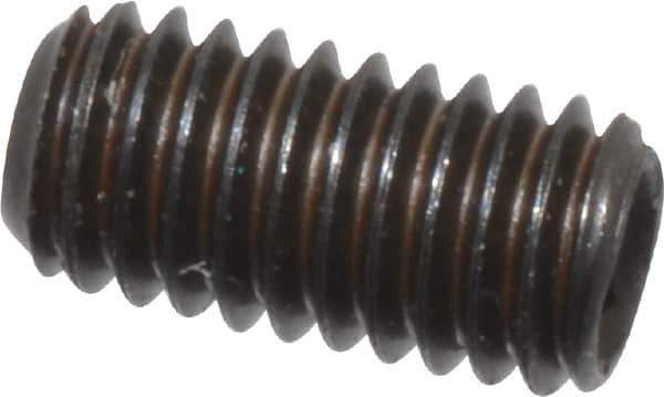 Value Collection - M3x0.50, 6mm OAL, Flat Point Set Screw - Grade 14.9 (45H) Alloy Steel, 1.5mm Key - Eagle Tool & Supply