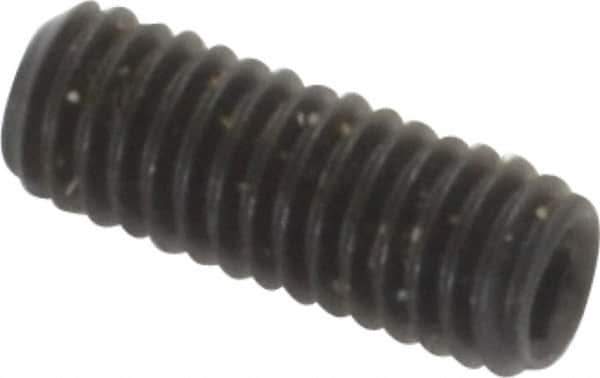 Value Collection - M3x0.50, 8mm OAL, Flat Point Set Screw - Grade 14.9 (45H) Alloy Steel, 1.5mm Key - Eagle Tool & Supply