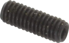 Value Collection - M3x0.50, 8mm OAL, Flat Point Set Screw - Grade 14.9 (45H) Alloy Steel, 1.5mm Key - Eagle Tool & Supply
