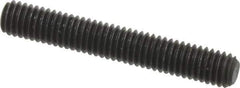 Value Collection - M3x0.50, 20mm OAL, Flat Point Set Screw - Grade 14.9 (45H) Alloy Steel, 1.5mm Key - Eagle Tool & Supply